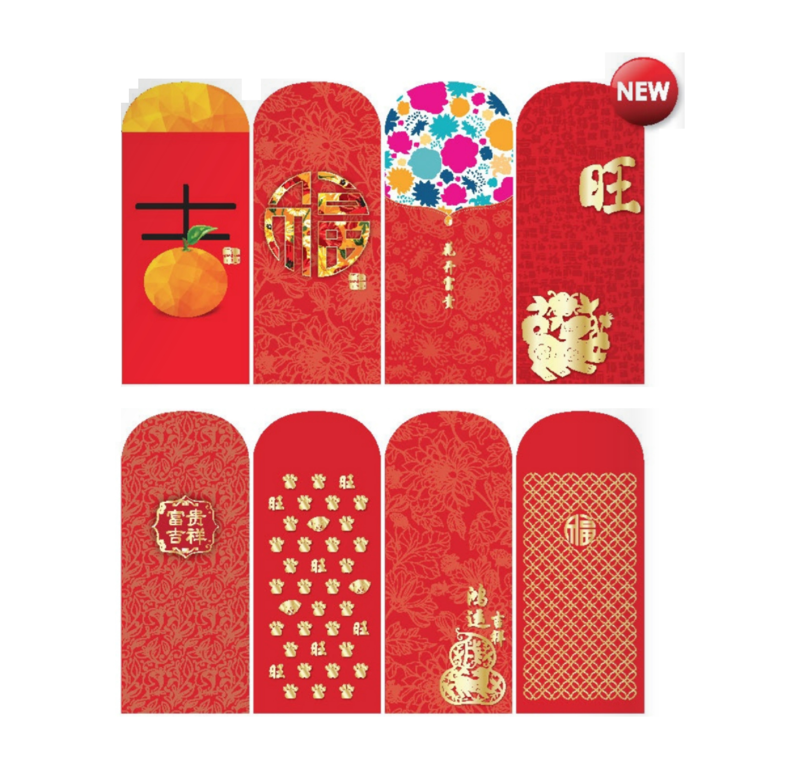 Red Packets with Velvet
